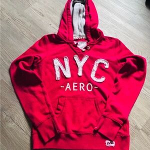 Aeropostale Red NYC Hoodie
